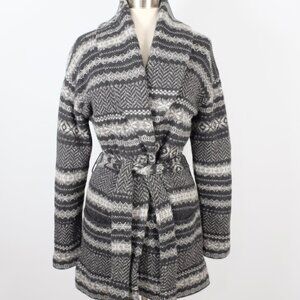 Ralph Lauren Collection S sweater cardigan cashmere black Fair Isle $2550